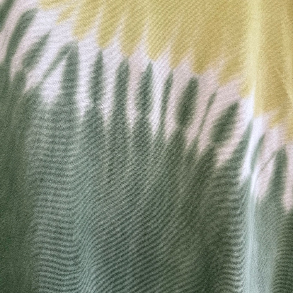 Old Navy Women's Oversized Tie-Dye Tunic Sweatshirt - Green & Lime Ombre - Picture 3 of 6